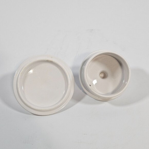 Vintage Mikasa Cera Stone Coffee Pot Creamer Sugar Set Shibui Blue Mid Century - Picture 11 of 12